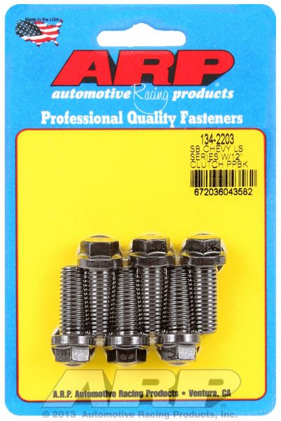 Pressure Plate Bolt Kit, Hex Head Black Oxide