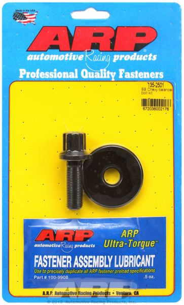Harmonic Balancer Bolt, 12-Point Black Oxide