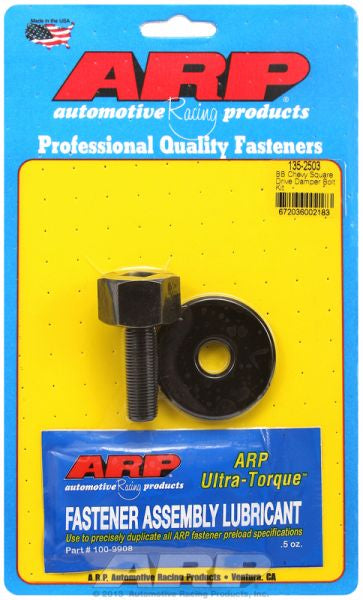 Harmonic Balancer Bolt, Hex Head Black Oxide