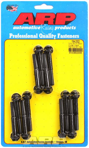 Intake Manifold Bolt Kit, Hex Head Black Oxide