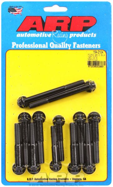 Intake Manifold Bolt Kit, 12-Point Head Black Oxide