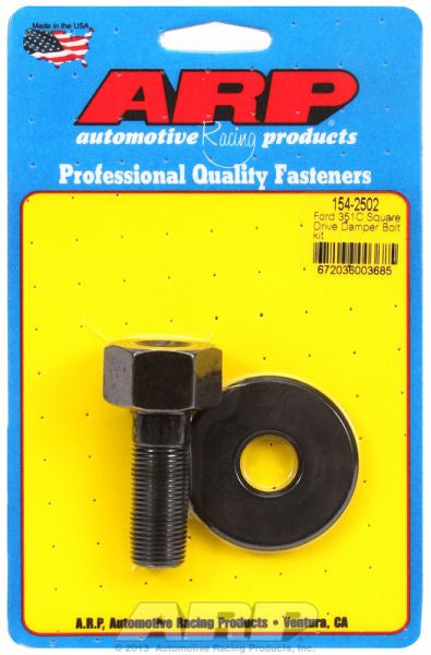 Harmonic Balancer Bolt, Hex Head Black Oxide