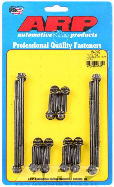 Valve Cover Bolt Kit, 12-Point Head Black Oxide