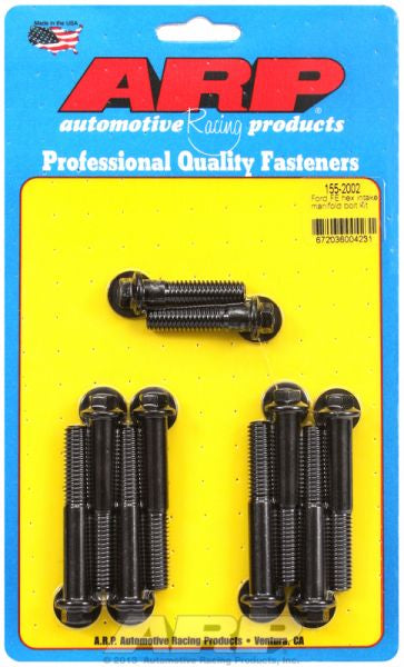 Intake Manifold Bolt Kit, Hex Head Black Oxide