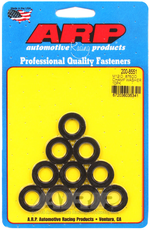 12mm ID Washers with Chamfer