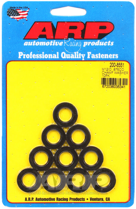 12mm ID Washers with Chamfer