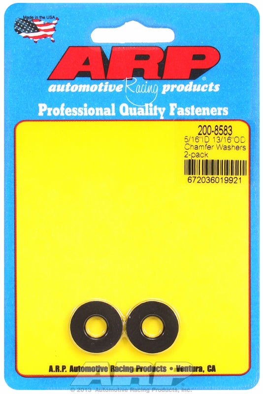 5/16" ID Washers with Chamfer