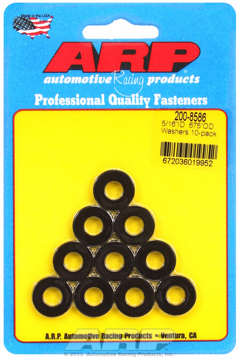 5/16" ID Washers with No Chamfer