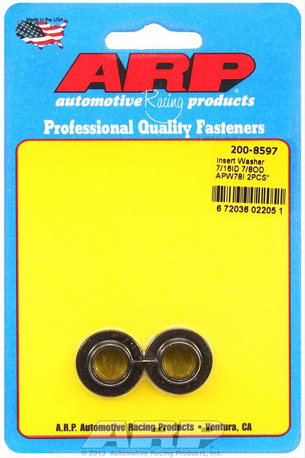 Insert Washers, 7/16" I.D, 7/8" O.D, .529" Insert