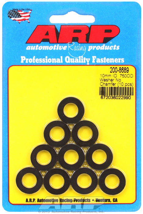 10mm ID Washers with Chamfer