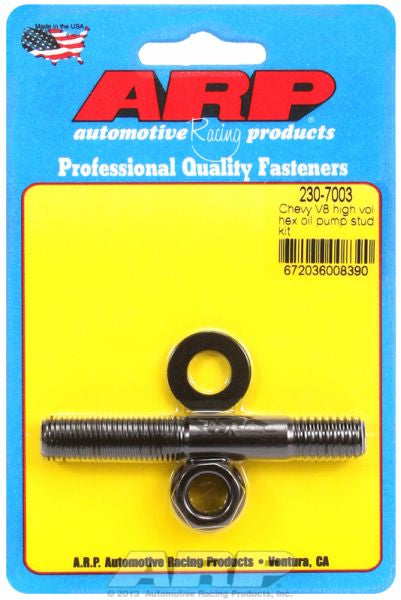 Oil Pump Stud, Hex Nut