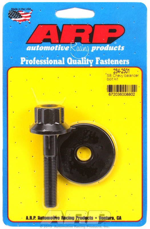 Harmonic Balancer Bolt, 12-Point Black Oxide