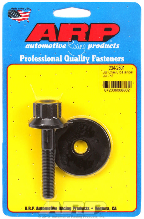 Harmonic Balancer Bolt, 12-Point Black Oxide