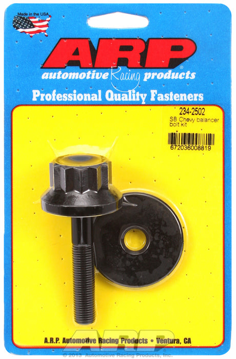 Harmonic Balancer Bolt, 12-Point Black Oxide