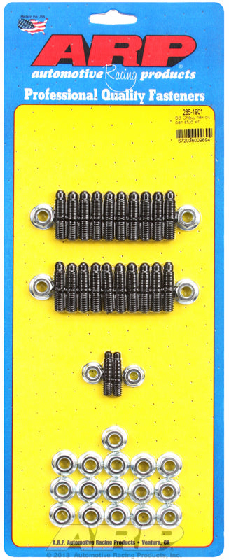Oil Pan Stud Kit, Hex Nut Black Oxide