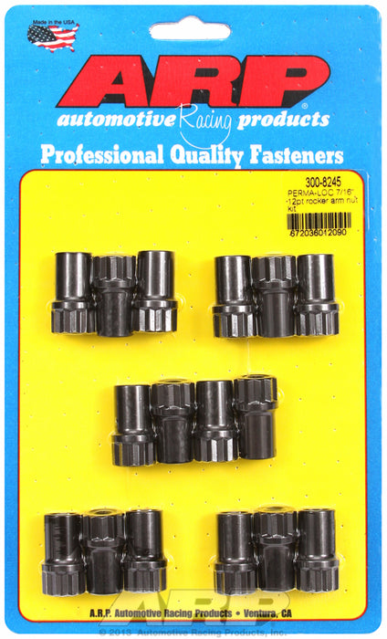 Perma Loc Posi Locks, 12-Point Black Oxide