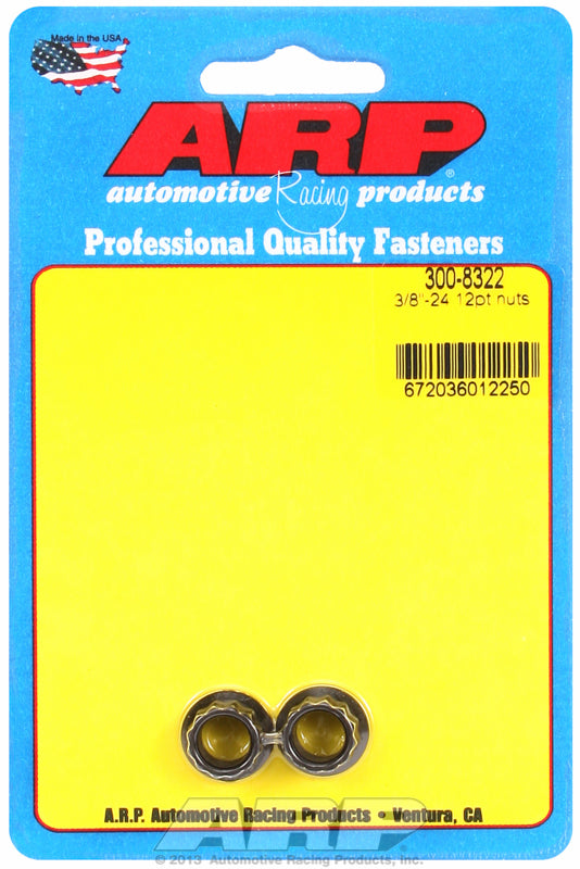 12-Point Nut, Chrome Moly Black Oxide