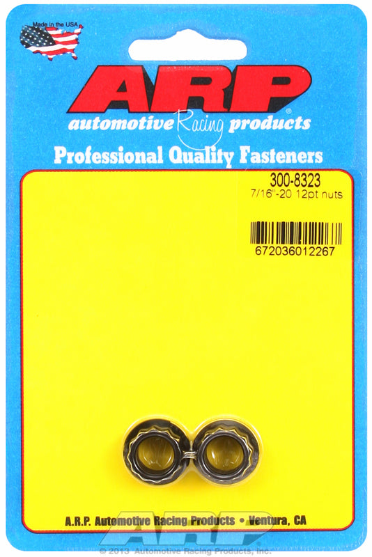 12-Point Nut, Chrome Moly Black Oxide
