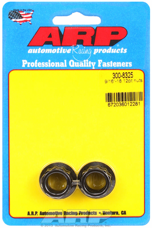 12-Point Nut, Chrome Moly Black Oxide