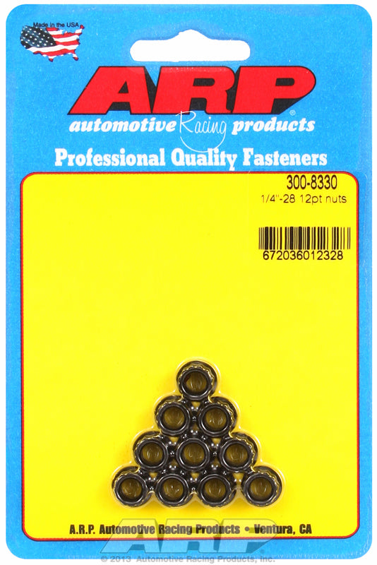 12-Point Nut, Chrome Moly Black Oxide