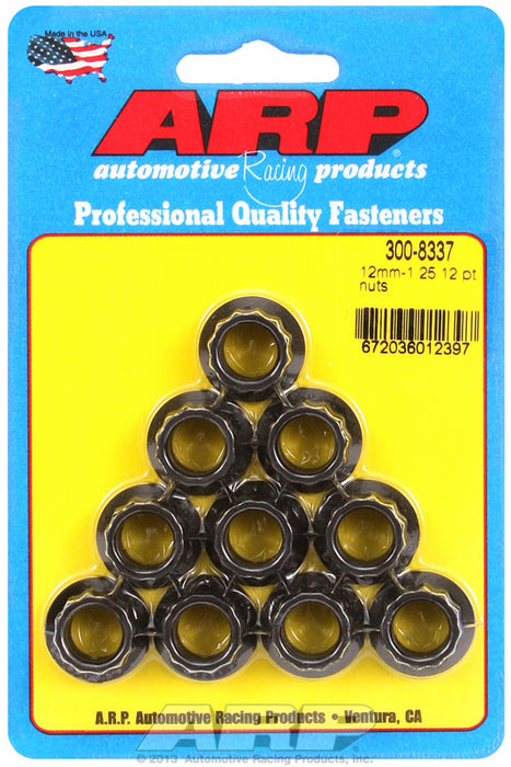12-Point Nut, Chrome Moly Black Oxide