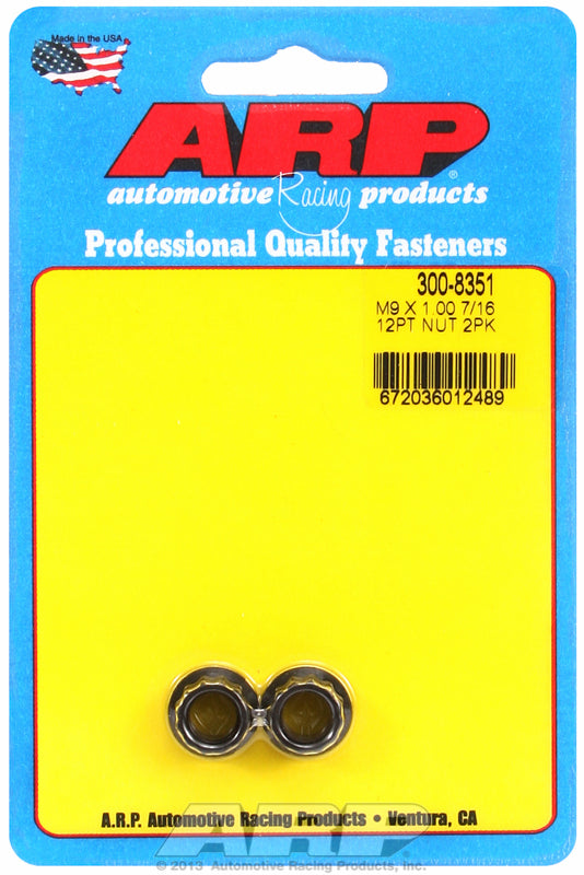 12-Point Nut, Chrome Moly Black Oxide