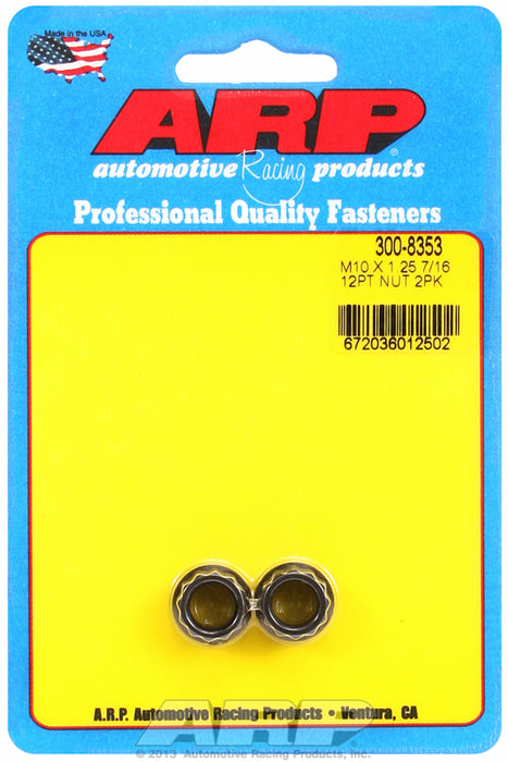 12-Point Nut, Chrome Moly Black Oxide