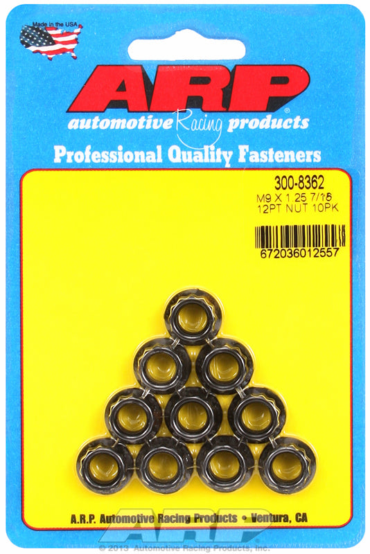12-Point Nut, Chrome Moly Black Oxide
