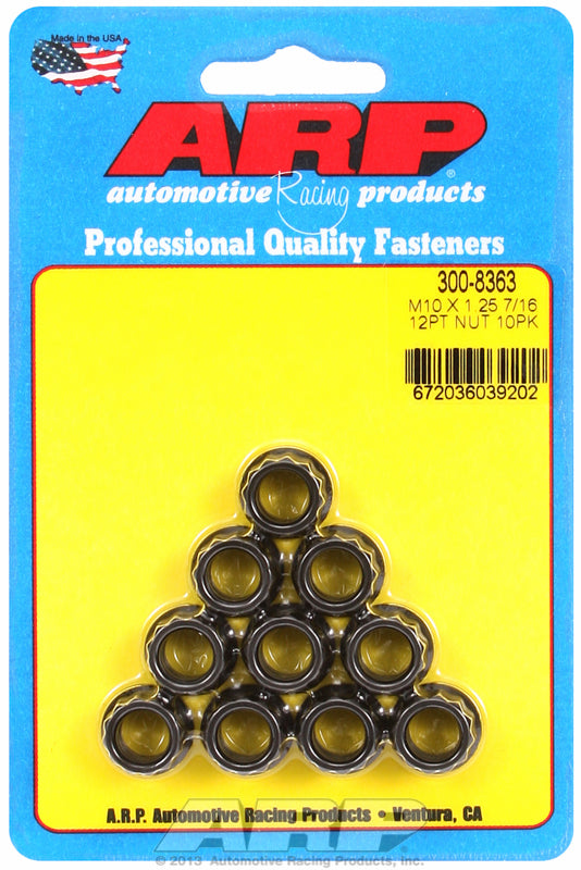 12-Point Nut, Chrome Moly Black Oxide