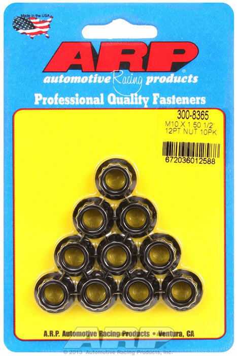 12-Point Nut, Chrome Moly Black Oxide