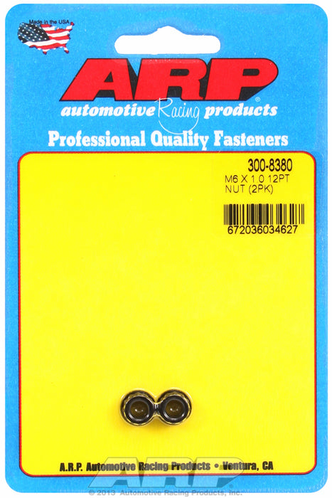 12-Point Nut, Chrome Moly Black Oxide