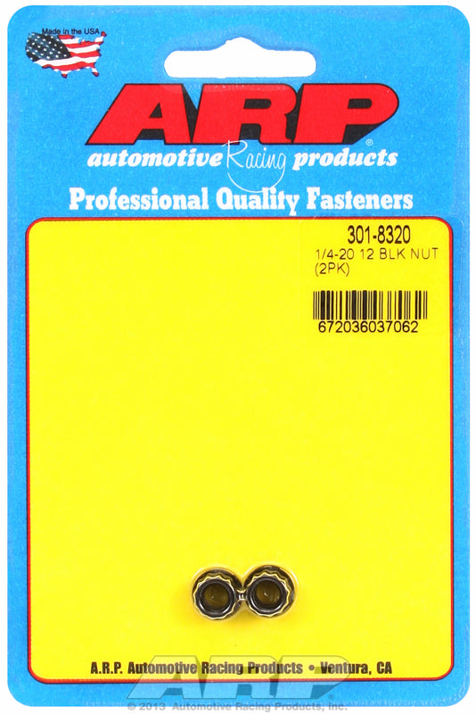 12-Point Nut, Chrome Moly Black Oxide