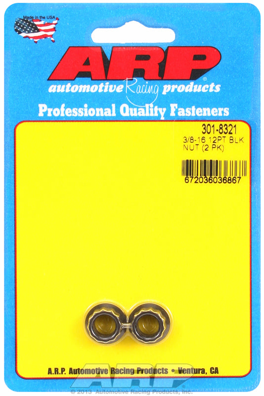 12-Point Nut, Chrome Moly Black Oxide