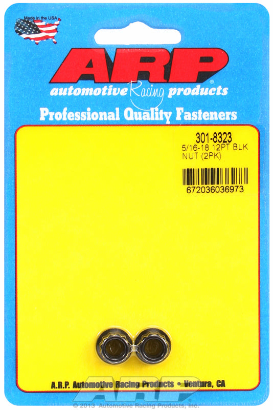 12-Point Nut, Chrome Moly Black Oxide