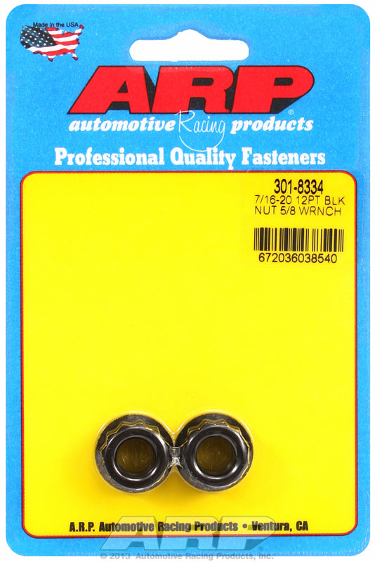 12-Point Nut, Chrome Moly Black Oxide