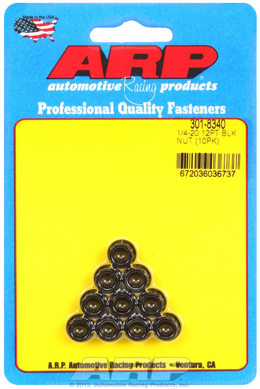 12-Point Nut, Chrome Moly Black Oxide