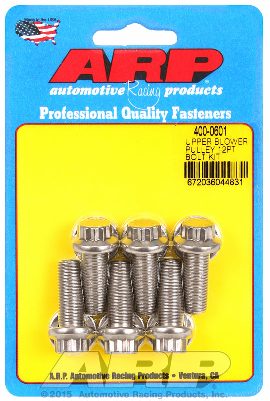 S/S Blower Pulley Kit, 12-Point Head