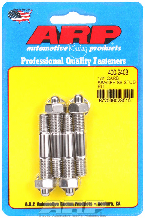 Carburettor Stud Kit, Hex Nut S/S