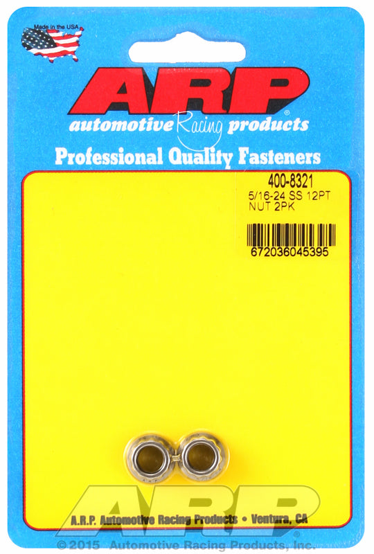 12-Point Nut, Polished S/S