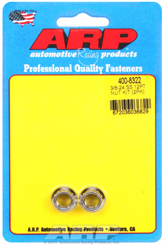12-Point Nut, Polished S/S