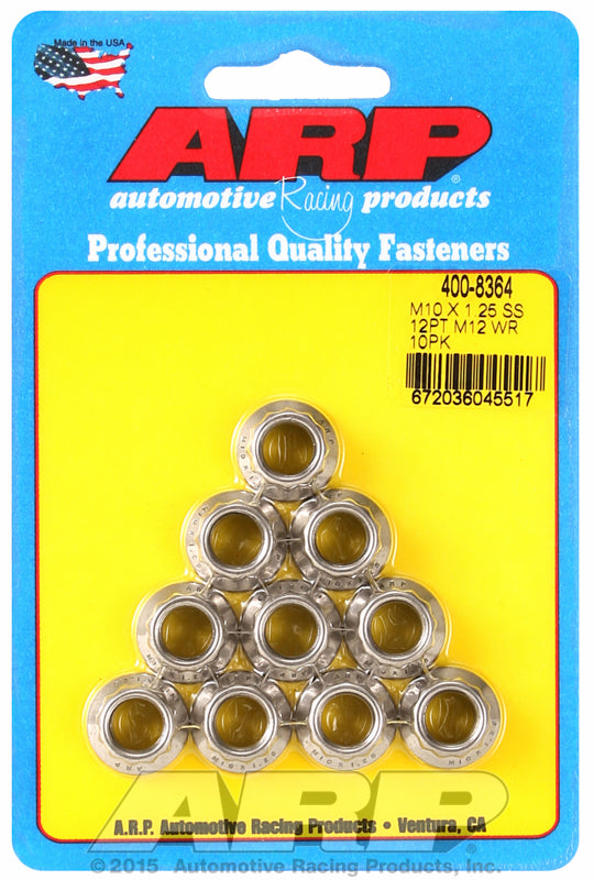 12-Point Nut, Polished S/S