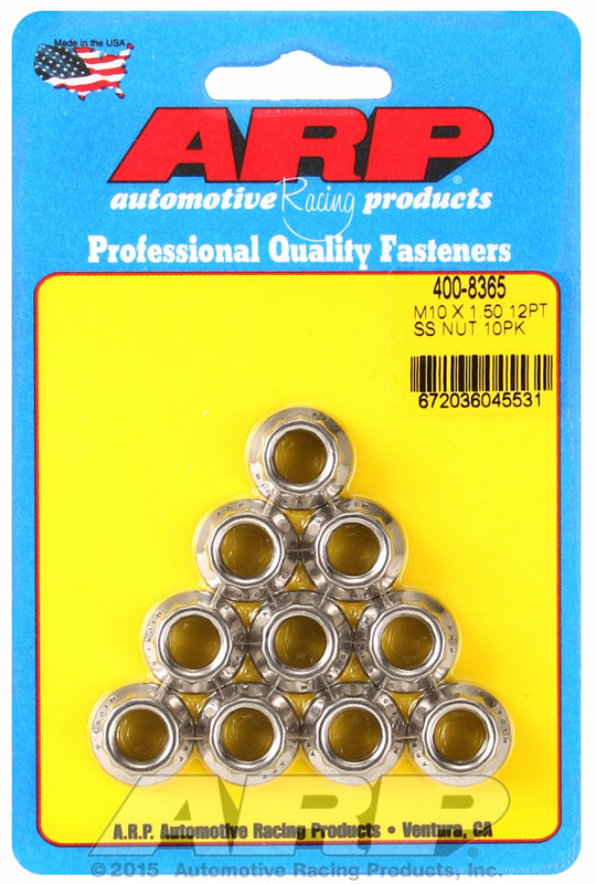 12-Point Nut, Polished S/S