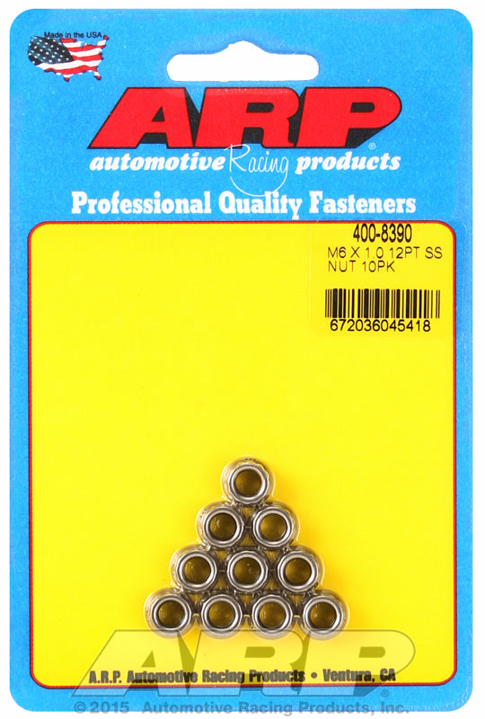 12-Point Nut, Polished S/S