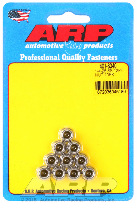 12-Point Nut, Polished S/S