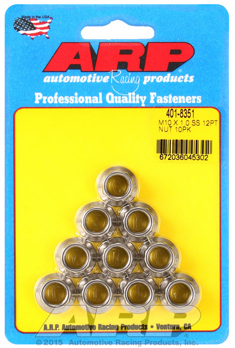 12-Point Nut, Polished S/S