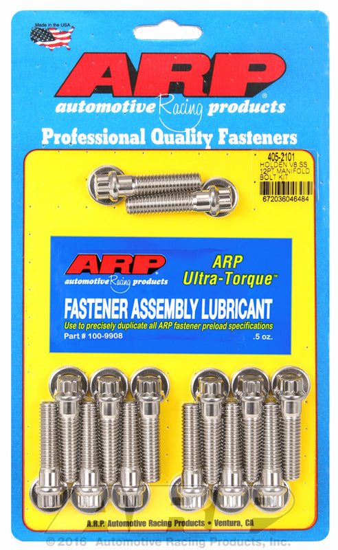 Intake Manifold Bolt Kit, 12-Point S/S