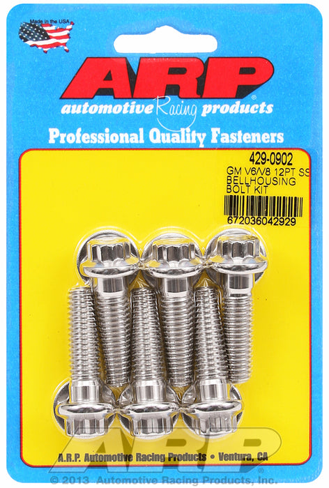 Bellhousing Bolt Kit, 12-Point S/S