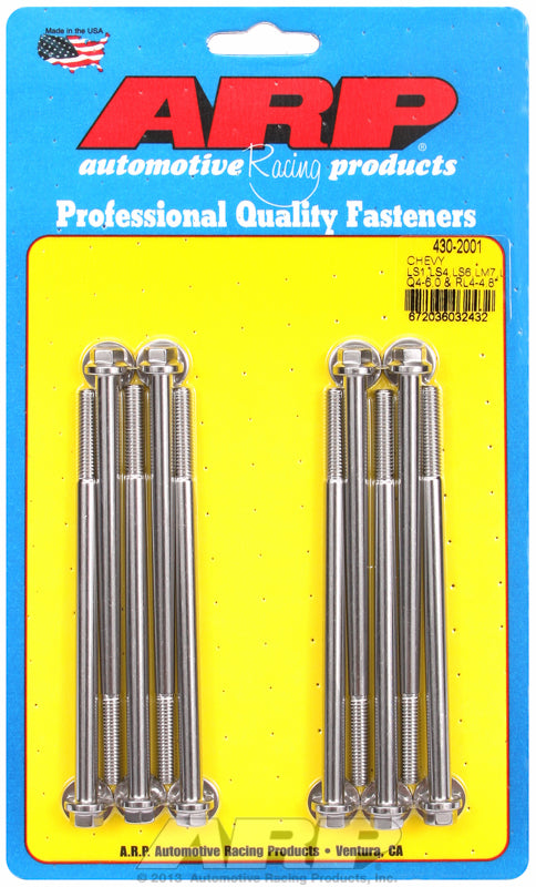 Intake Manifold Bolt Kit, Hex Head S/S