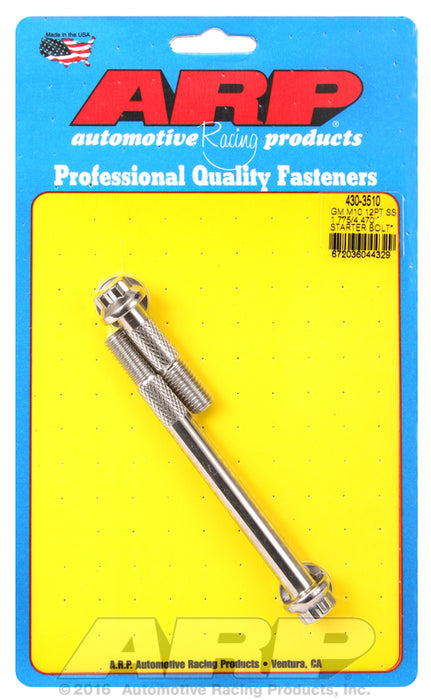 Starter Motor Bolt Kit, 12-Point Head S/S