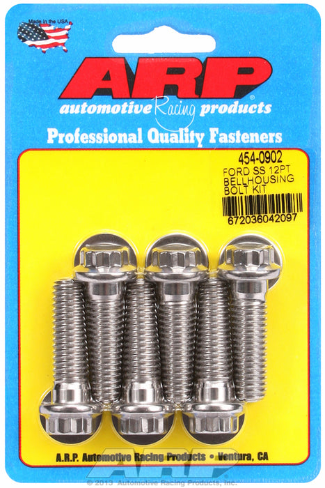 Bellhousing Bolt Kit, 12-Point S/S